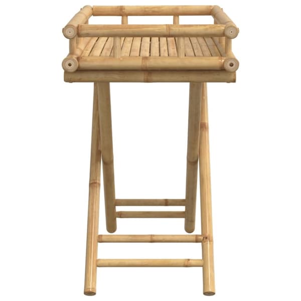 vidaXL Sammenleggbart brettbord 60x40x68 cm bambus