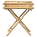 Miniatyrbillede 6 af 11: vidaXL foldbart bakkebord 60x40x68 cm bambus -  Serveringsbakker