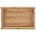 Miniatyrbillede 9 af 11: vidaXL foldbart bakkebord 60x40x68 cm bambus -  Serveringsbakker
