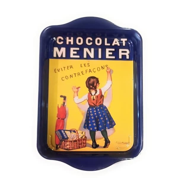 Utställningskort - Mini Menier chokladbricka
