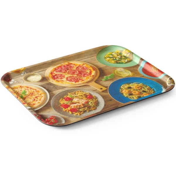 Halkskyddsbricka för servering av smakrik pizzapasta 330 x 430 mm - Hendi 508015
