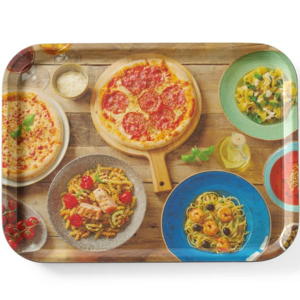 Halkskyddsbricka för servering av smakrik pizzapasta 330 x 430 mm - Hendi 508015