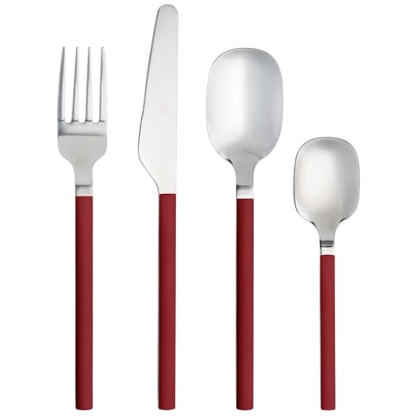 Confetti Cutlery Set Chili, 16 pieces - Aida