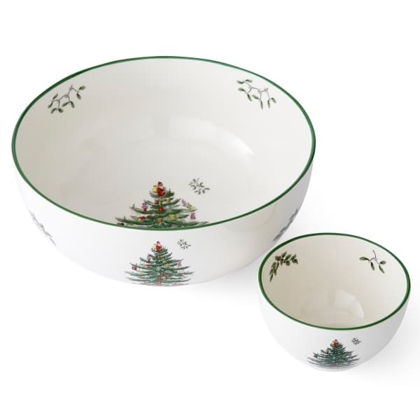 Christmas Tree Chip & Dip, Ø 25cm - Spode