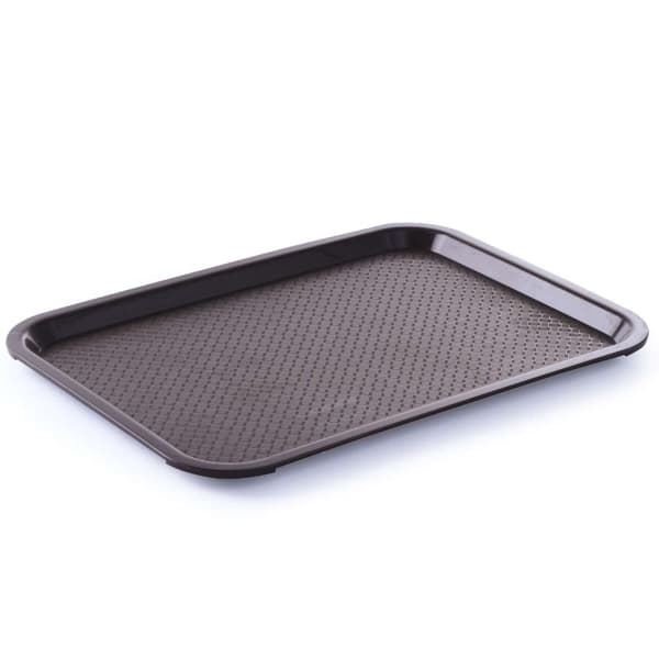 Fastfood polypropylen bakke 35x45cm - brun