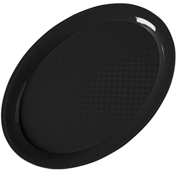 Fastfood bakke oval 26,5x19,5cm - sort