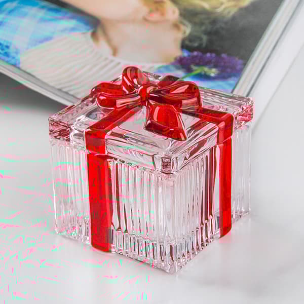 Glasskål med lock - Presentform