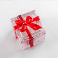 Miniatyrbild 1 av 3: Glasskål med lock - Presentform
