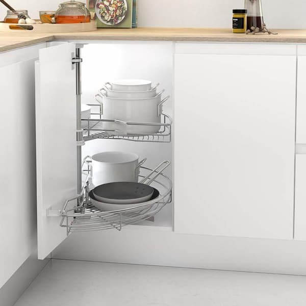 Menage confort - 00070 - Bricka för kökshörna, metall, Ancho puerta 450mm / Alto producto 630-730mm