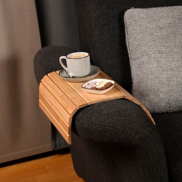 Kesper - 58823 - Flexibelt Bambuskanaaplatå i Brunt 42 x 34 x 0,8 cm