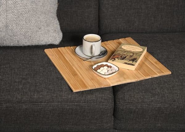 Kesper - 58823 - Flexibelt Bambuskanaaplatå i Brunt 42 x 34 x 0,8 cm