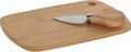 Miniatyrbild 2 av 4: Ostbricka i bambu med kniv 12 x 20 cm