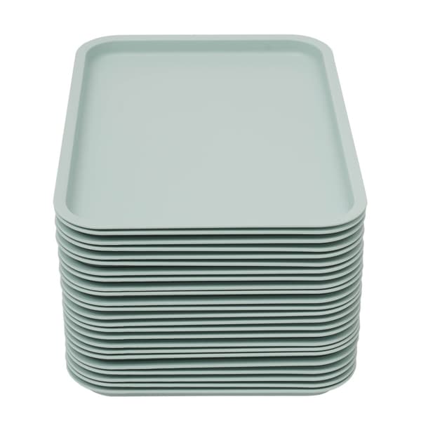 Hållbar Serveringsbricka Set, Halkfri Yta, Värmebeständigt Material, Stapelbar Design