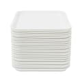 Miniatyrbillede 1 af 2: Fastfoodbakker, moderne rektangulært design, stabelbare for nem opbevaring,Hvid