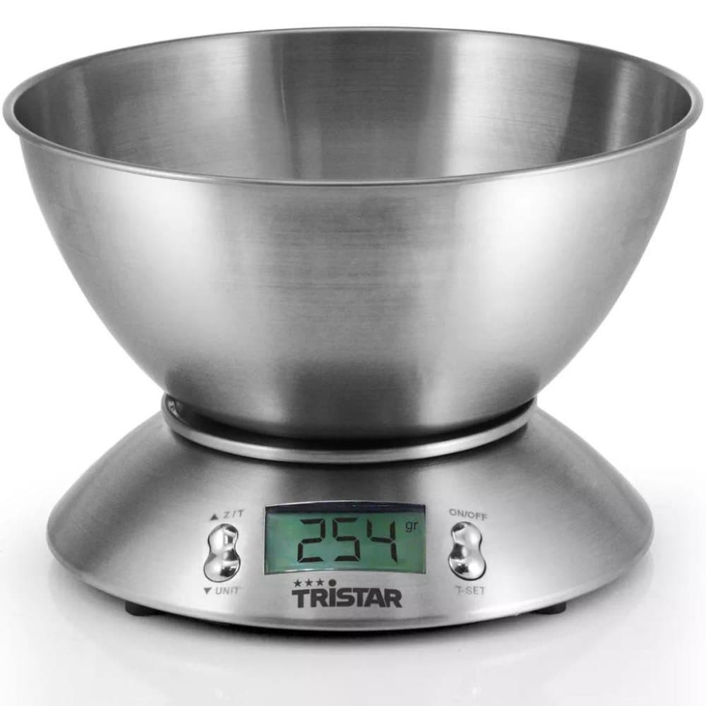 Tristar Køkken skala 5 kg med måling skål
