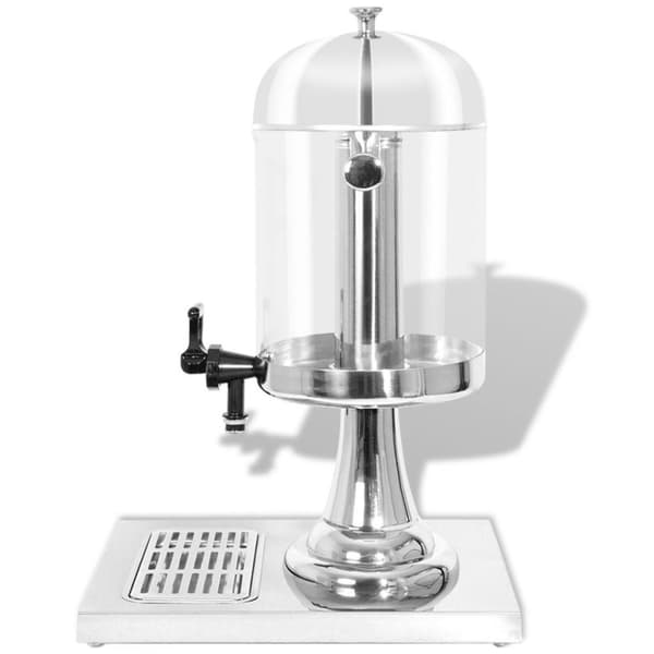 vidaXL Juicedispenser rustfritt stål 8 L