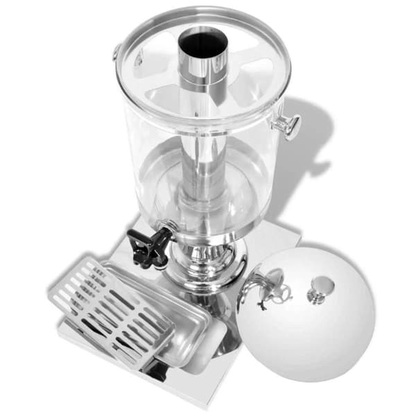 vidaXL Juicedispenser rustfritt stål 8 L