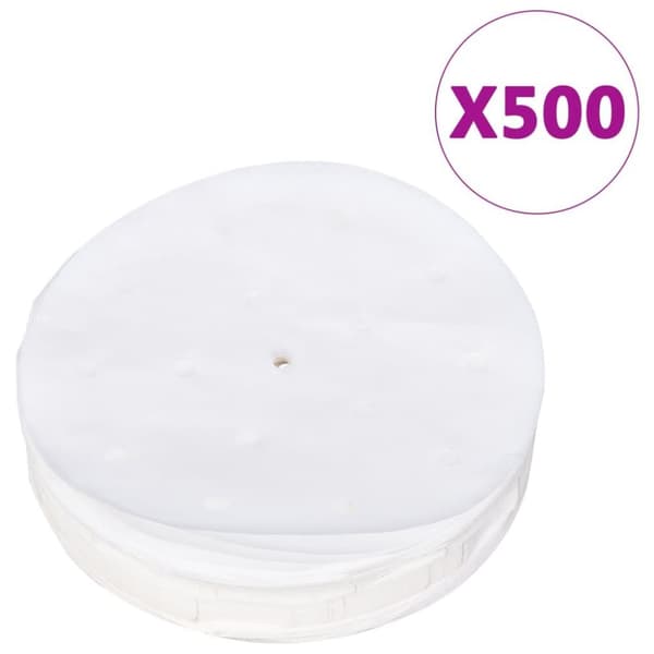 vidaXL hamburgerpresser med 500 mellemlægningspapirer 13 cm aluminium