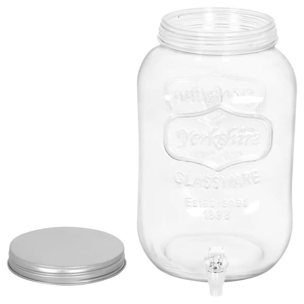 vidaXL drikkevaredispenser 8050 ml glas