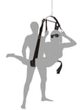 Miniatyrbild 6 av 9: Bad Kitty: Love-Swing + Blindfold and Whip