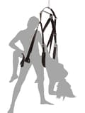 Miniatyrbild 8 av 9: Bad Kitty: Love-Swing + Blindfold and Whip