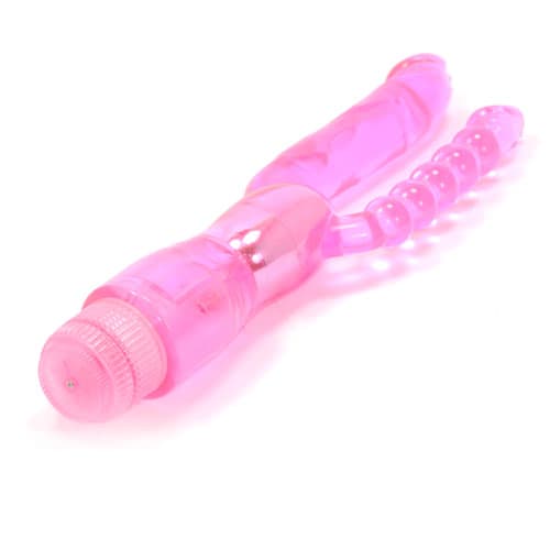 Dubbel dildo, Vibrerande