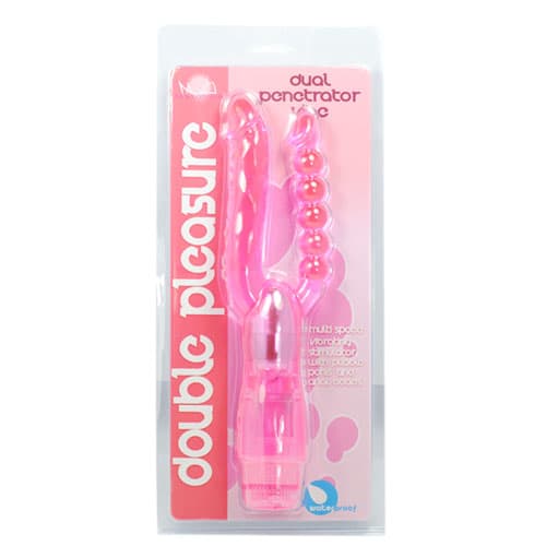 Dubbel dildo, Vibrerande