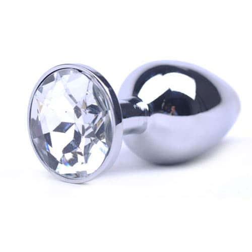 Buttplug Metall 2,5 cm Silver