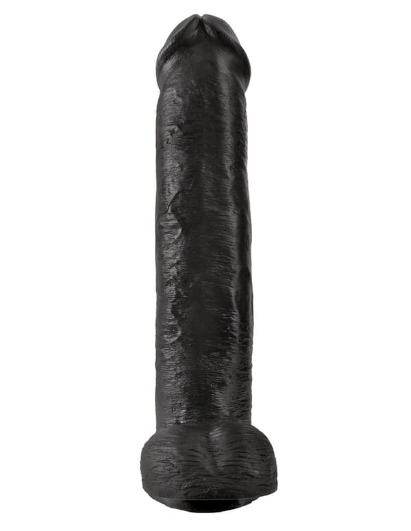 Cock with Balls 42 cm - Black