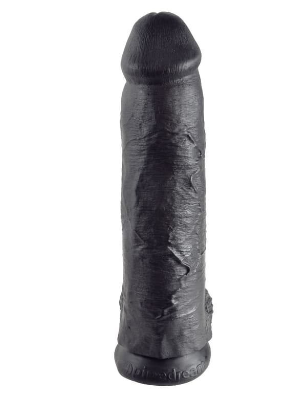 Cock with Balls 32 cm - Black