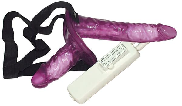 Vibrating Strap-on Duo