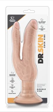 Dr. Skin Dubbelvibrator - Beige