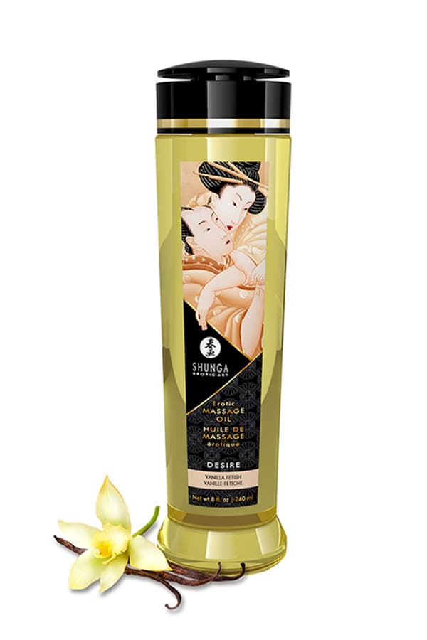 Erotisk Massageolja Vanilj - 240ml
