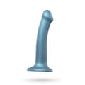 Pikkukuva 1 / 2: Mono Density Dildo Metallic Shine sininen - 18 cm