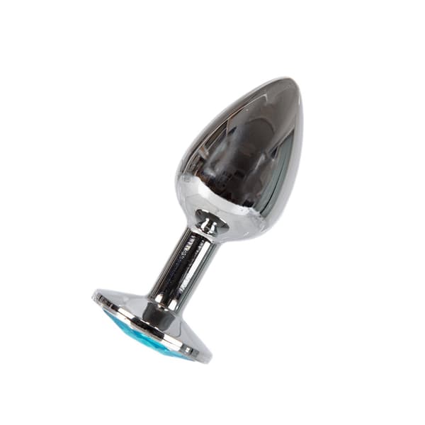 METAL PLUG SMALL - SILVER/BLUE