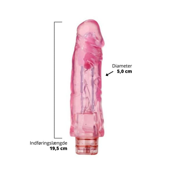 Realistinen Dildo Vibrator Pink
