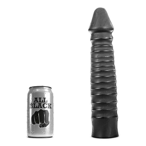All Black 29 - stor analdildo med spår