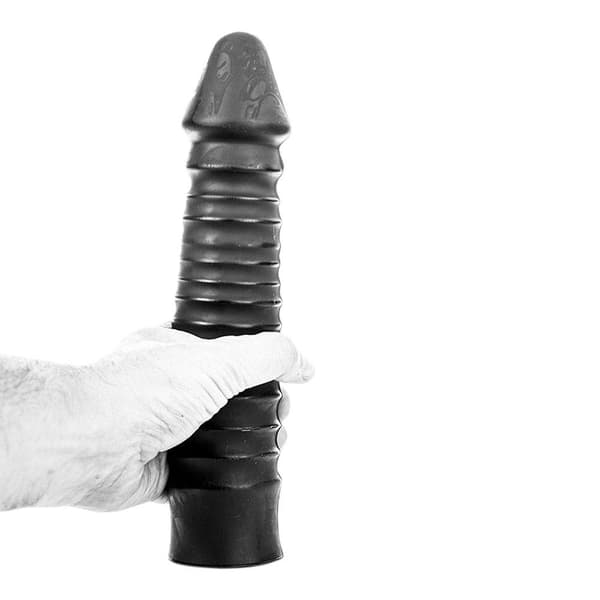 All Black 29 - stor analdildo med spår