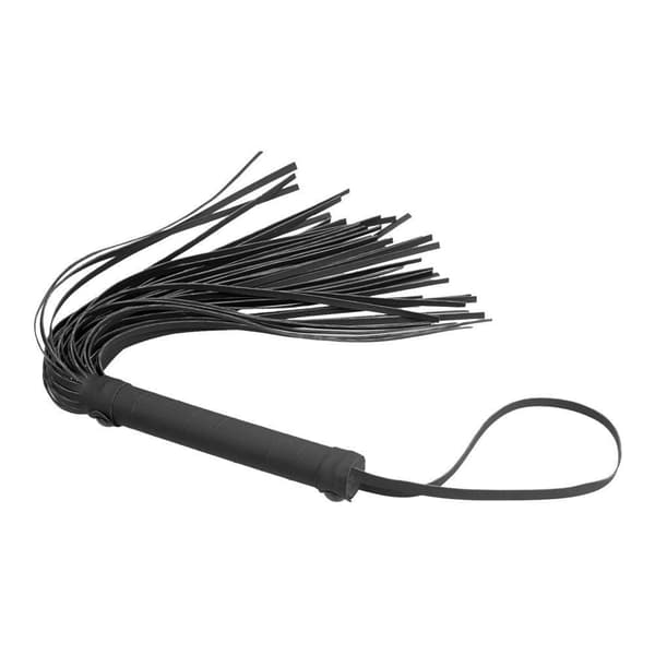 Snärtande Flogger I Läderlook