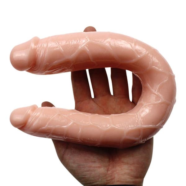Dubbeldildo Till Dubbel Njutning