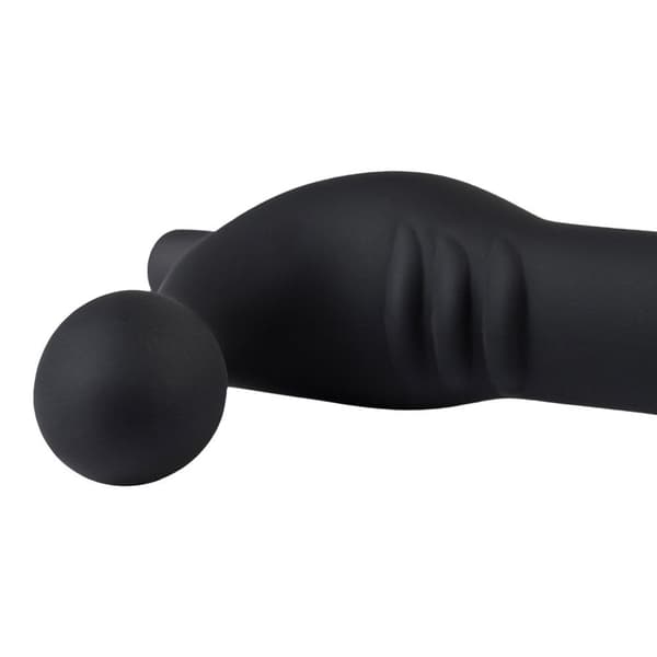 Axus Lite Dobbelt Strap On med vibration – Perfekt til parleg