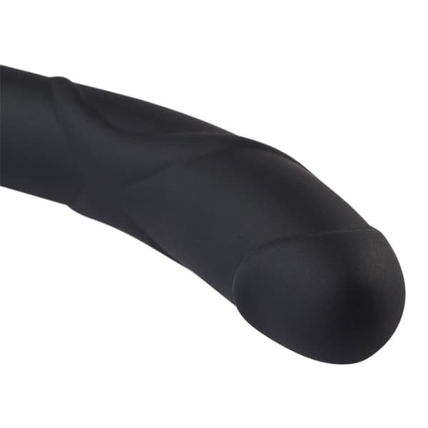 Axus Lite Dobbelt Strap On med vibration – Perfekt til parleg