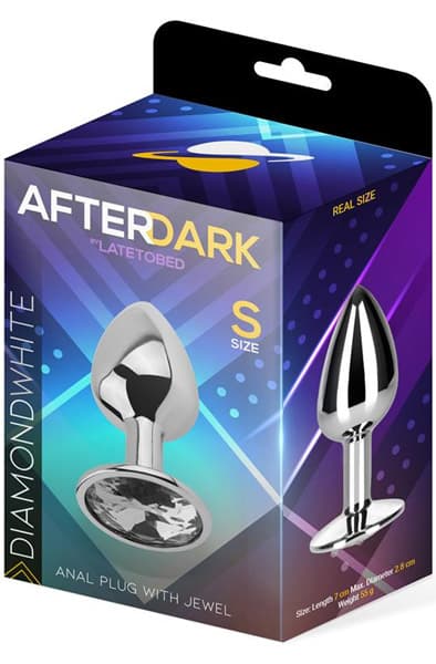 Afterdark Diamond White Anal Plug S