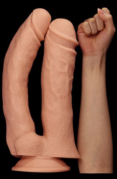 Realistic Mega Double Dildo 30,5cm Dobbeldildo