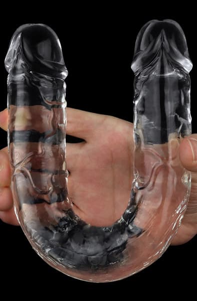Flawless Clear Double Dildo 30 cm Dobbeldildo