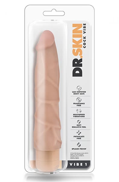 Dr. Skin Cock Vibe 1 19,5 cm Vibrerende dildo