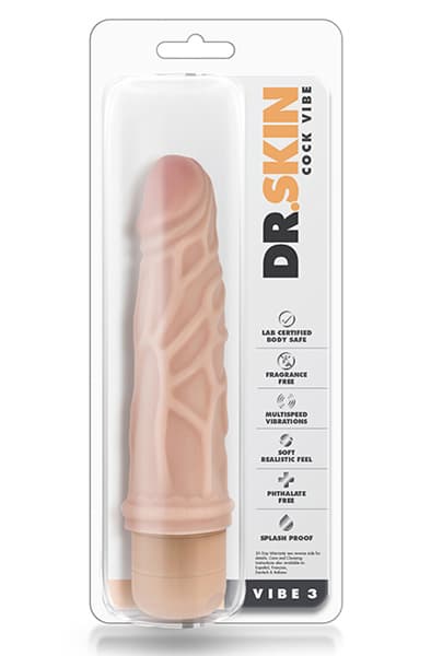 Dr. Skin Cock Vibe 3 Vibrerende dildo
