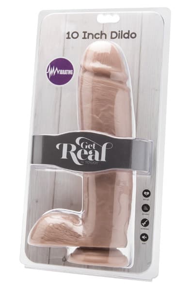 ToyJoy Dildo With Balls Vibrator 25,5cm Vibrerende dildo