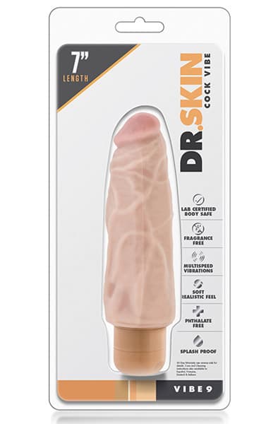 Dr. Skin Cock Vibe Vibe 9 17,5 cm Vibrerende dildo