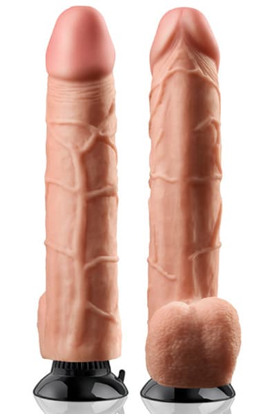 Pipedream Real Feel Deluxe 30 cm Dildo med vibrator